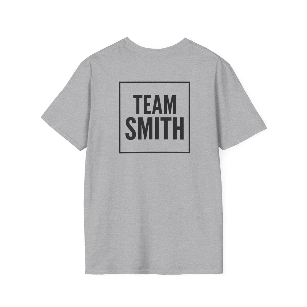 Dad Family Team T-Shirt — Custom 'Team [Your Family Name]' Back Print