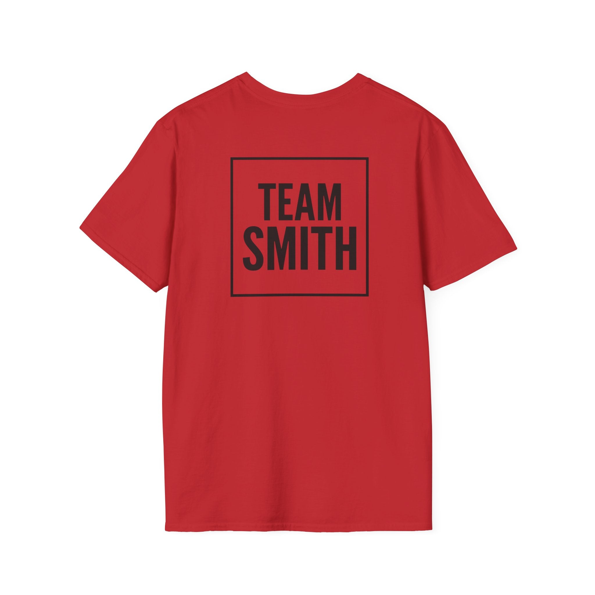 Mom Family Team T-Shirt — Custom 'Team [Your Family Name]' Back Print