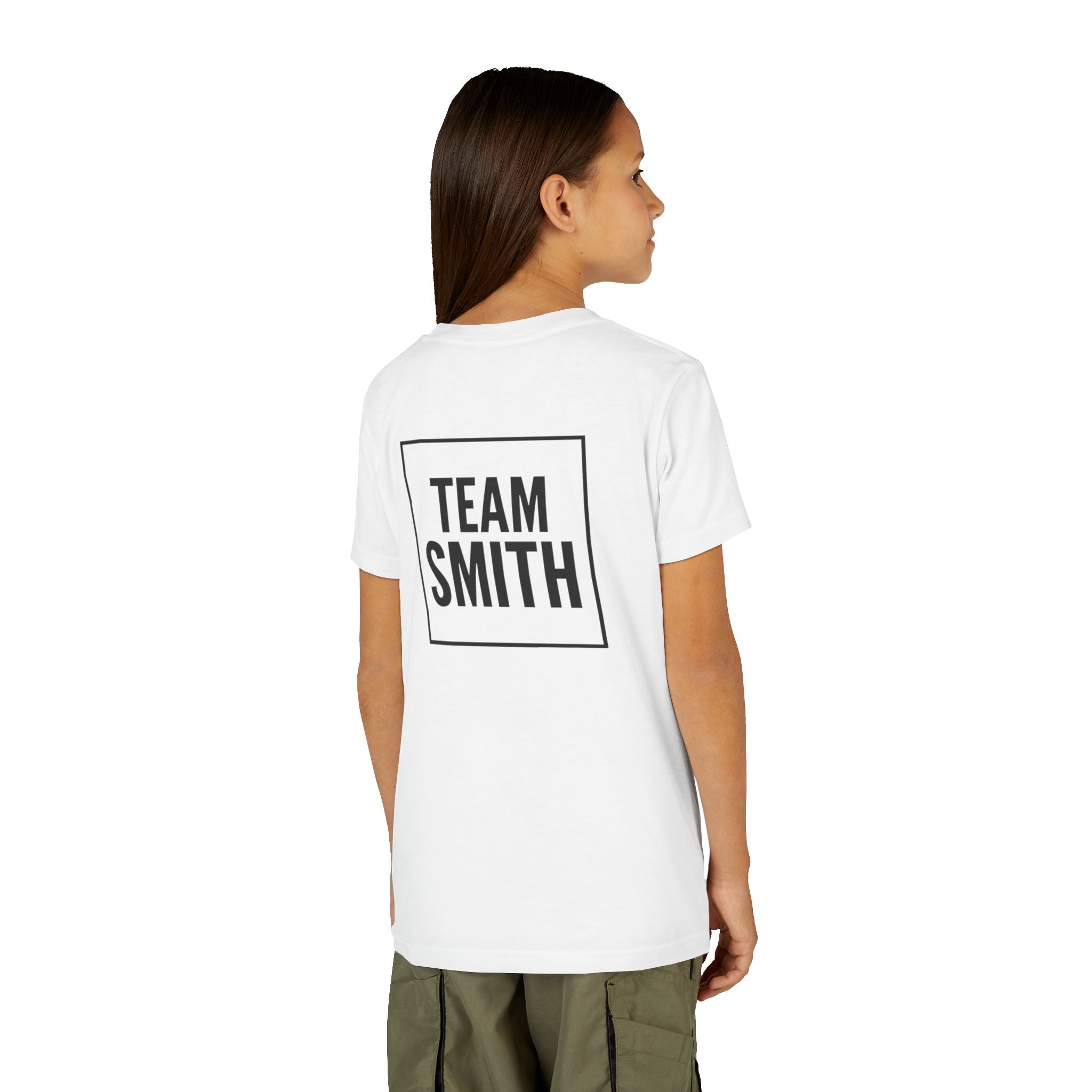 Daughter Family Team T-Shirt — Custom 'Team [Your Family Name]' Back Print