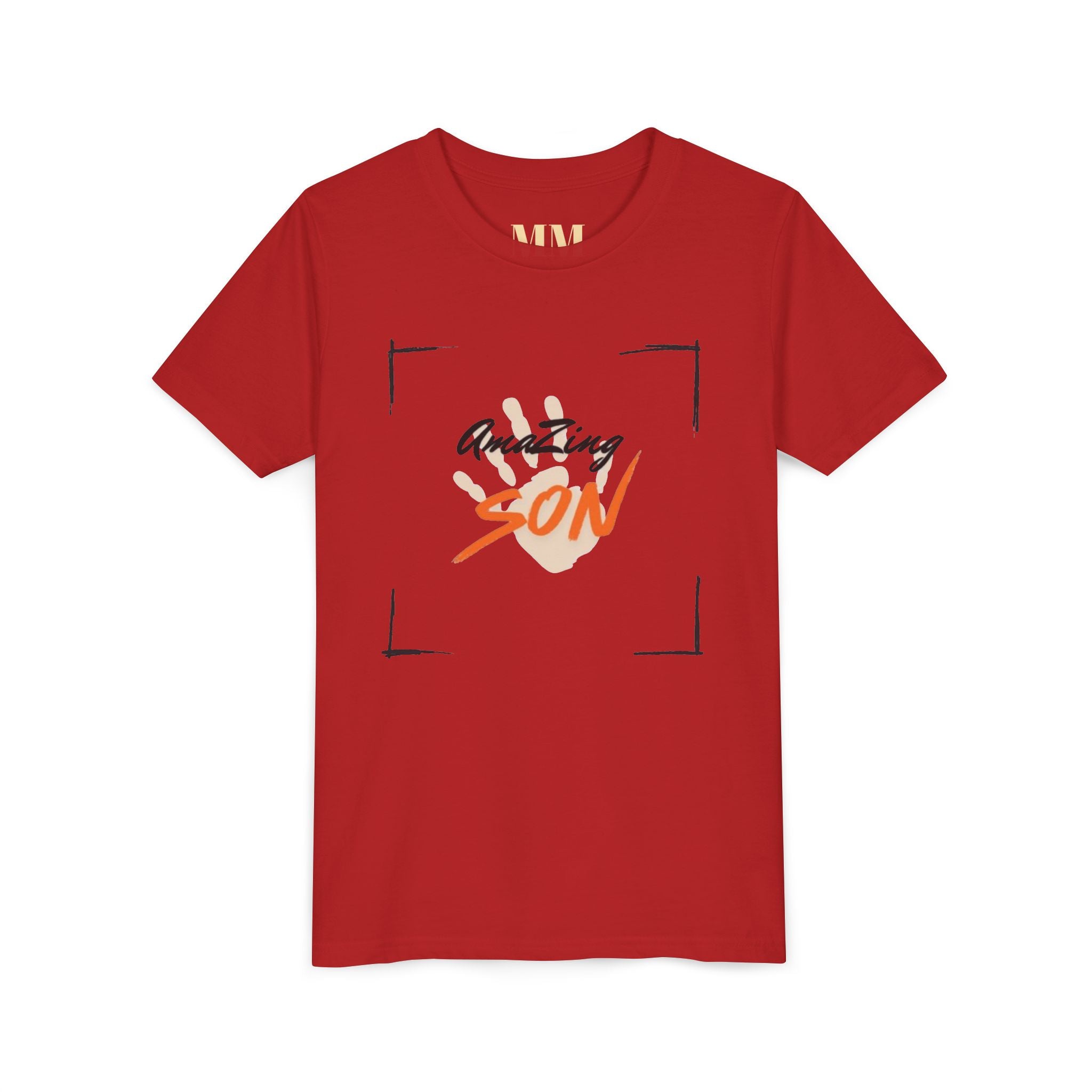 Amazing Son Family Team T-Shirt — Custom 'Team [Your Family Name]' Back Print