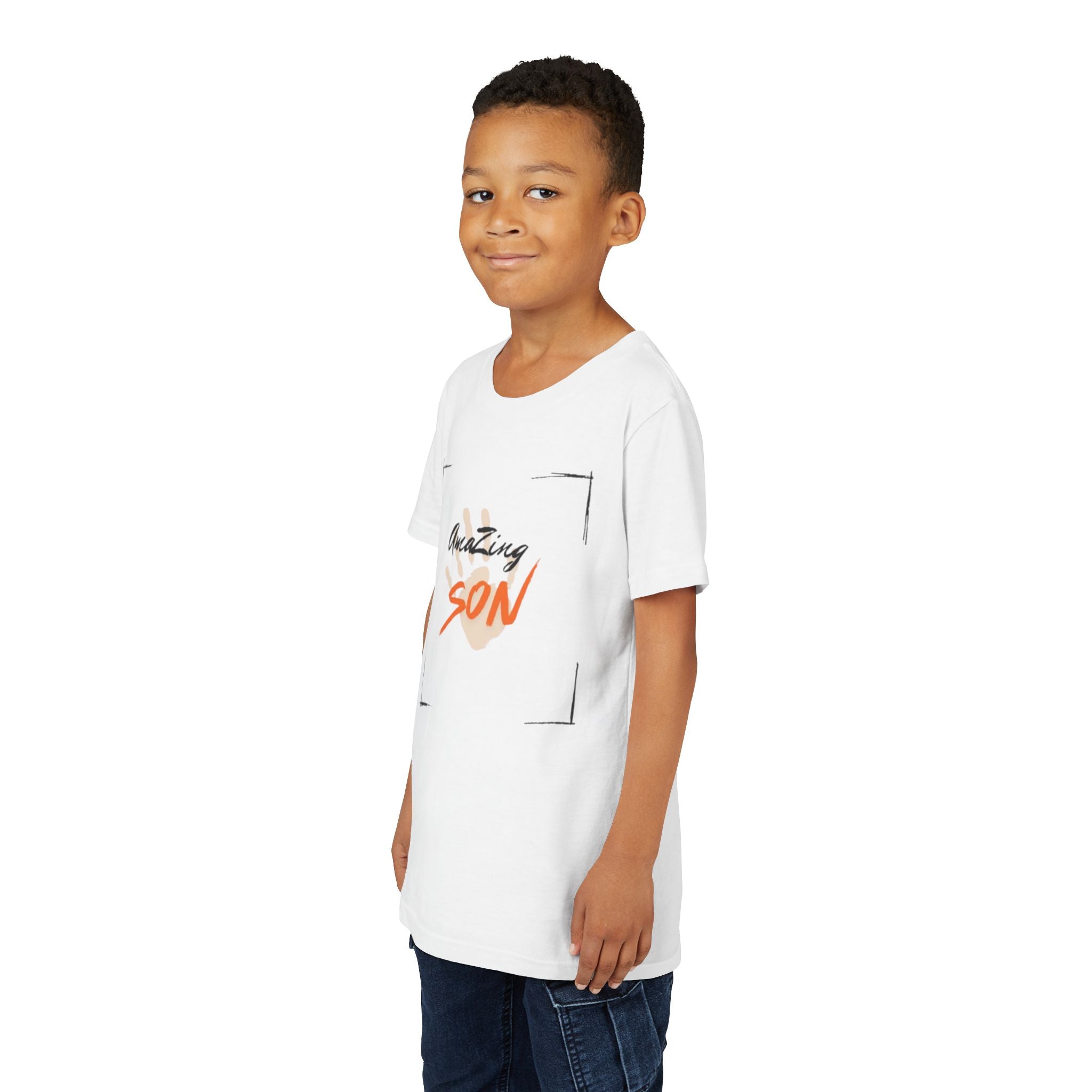 Amazing Son Family Team T-Shirt — Custom 'Team [Your Family Name]' Back Print
