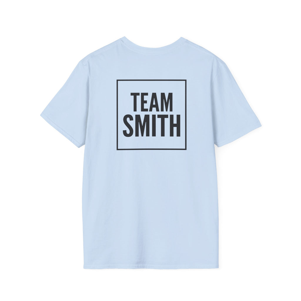 Mom Family Team T-Shirt — Custom 'Team [Your Family Name]' Back Print