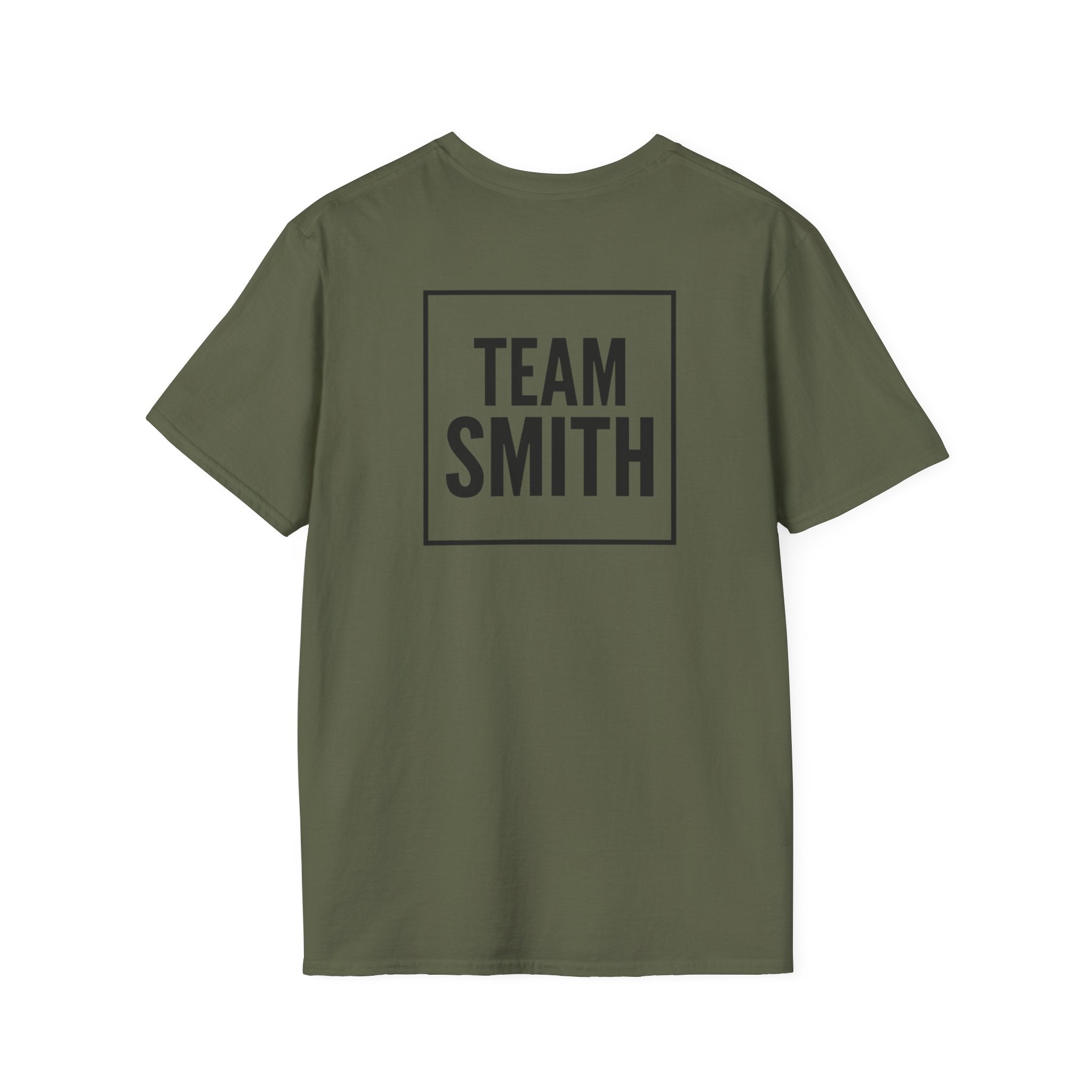 Dad Family Team T-Shirt — Custom 'Team [Your Family Name]' Back Print