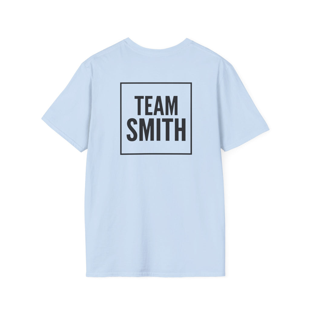 Dad Family Team T-Shirt — Custom 'Team [Your Family Name]' Back Print