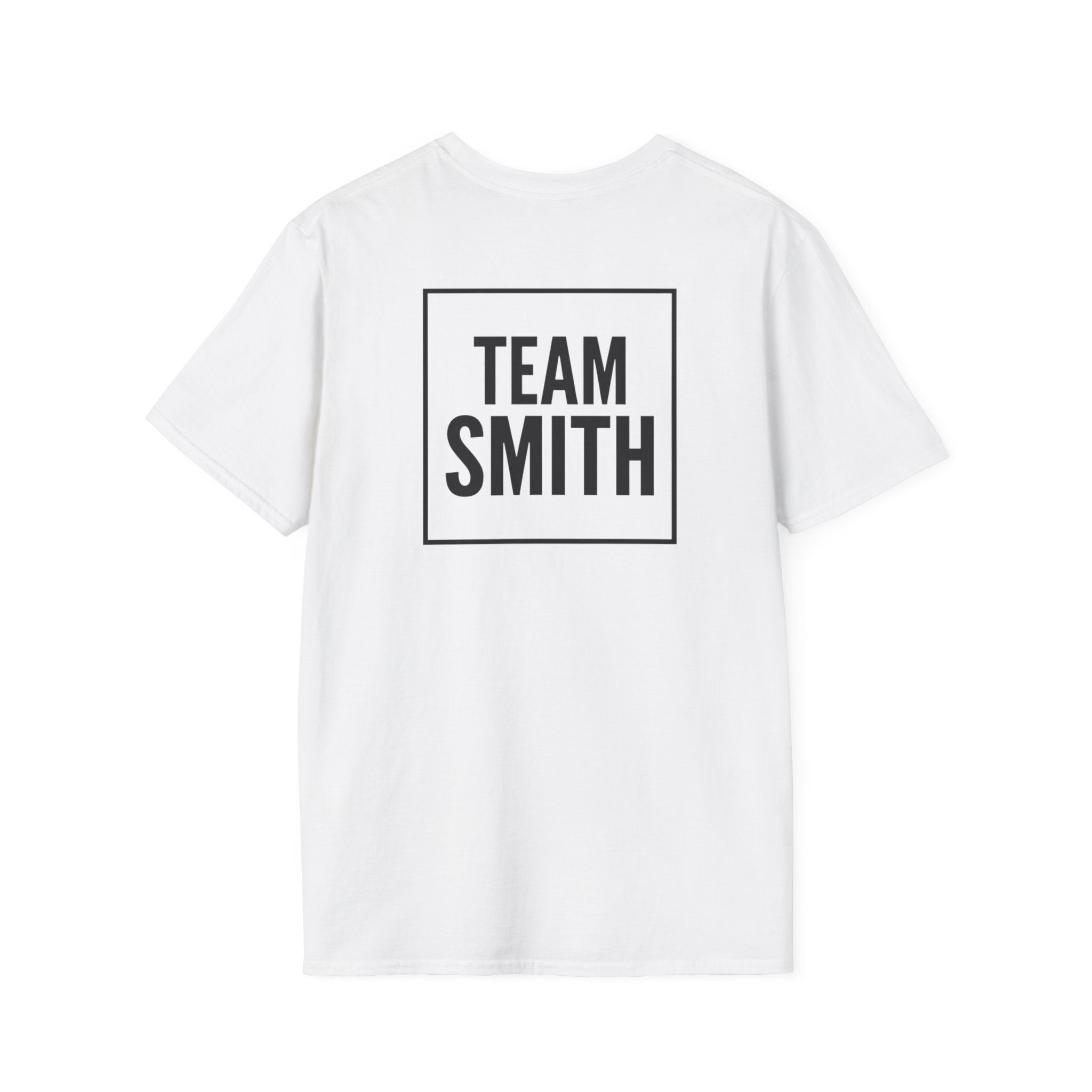 Mom Family Team T-Shirt — Custom 'Team [Your Family Name]' Back Print